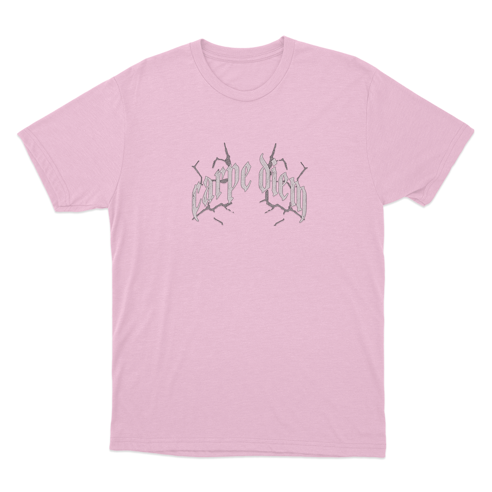 Carpe Diem Unisex T Shirt Pink Carpe Diem Unisex T Shirt Pink